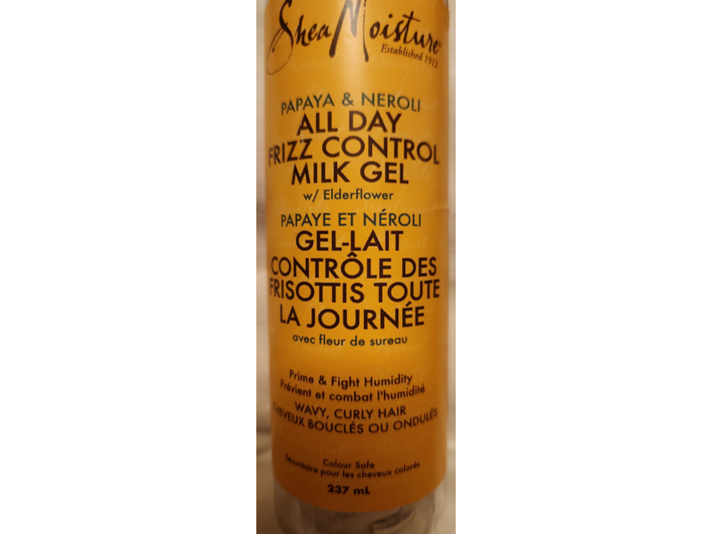SheaMoisture All Day Frizz Control Milk Gel, Papaya & Neroli, 237 mL