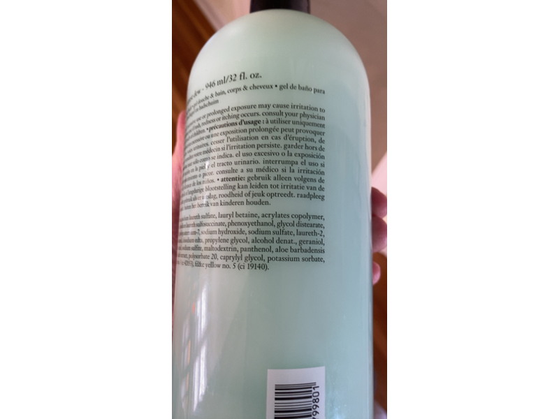 Philosophy Rainforest Dew Shampoo Shower Gel & Bubble Bath, 32 fl oz/946 mL