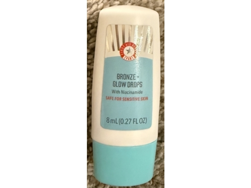First Aid Beauty Bronze + Glow Drops, Niacinamide, 0.27 fl oz/ 8 mL