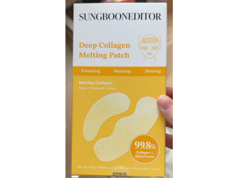 Sungboon Editor Deep Collagen Eyes + Forehead Melting Patch, 0.009 oz/0.28 g, 6 Count