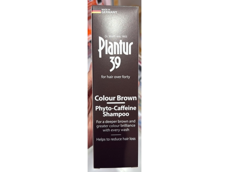 Plantur 39 Colour Brown Phyto-Caffeine Shampoo, 250 mL