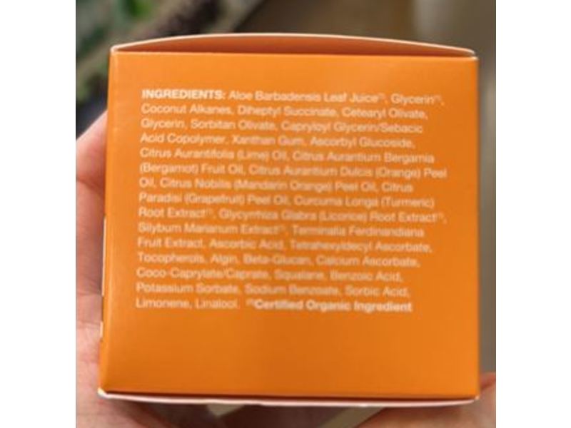 Avalon Organics Gel Cream Moisturizer, Vitamin C, 1.7 oz/48 g