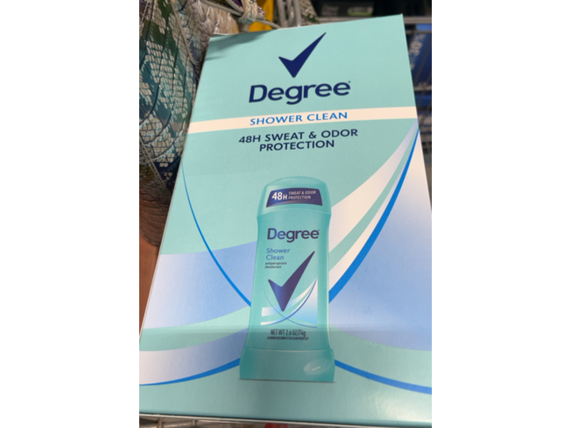Degree Shower Clean Antiperspirant Deodorant, 2.6 oz/74g