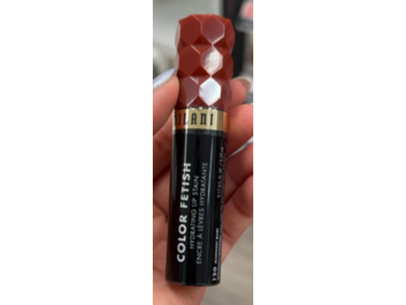 Milani Color Fetish Lip Stain, 120 Mahogany Mami, 0.17 fl oz/5.29 mL