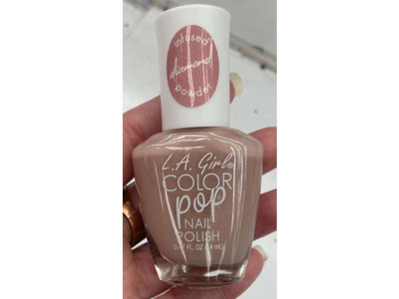 L. A. Girl Color Pop Nail Polish, GNL889 Vintage Rose, 0.47 fl oz/14 mL