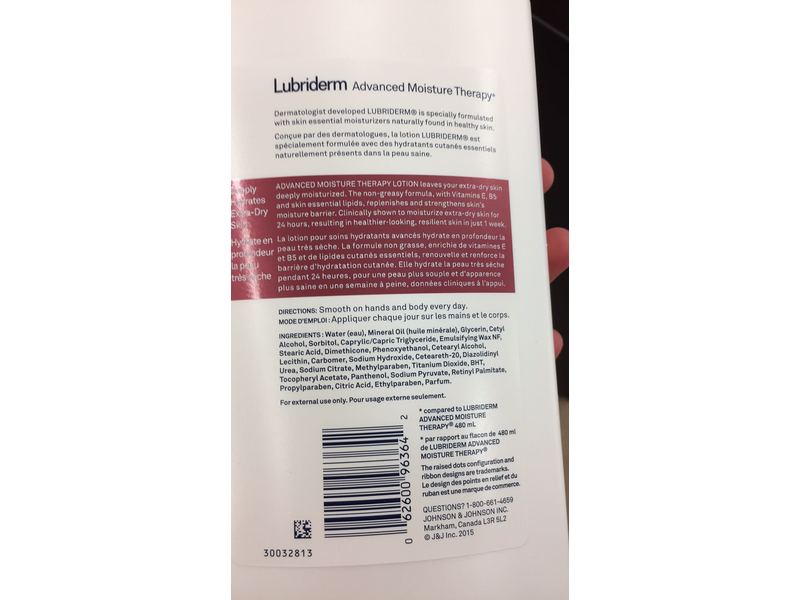 Lubriderm Advanced Moisture Therapy Lotion, 710 mL