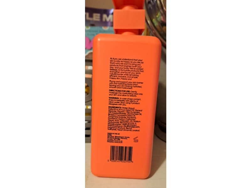 Aura Hydrating Body Lotion, 16.91 fl oz/500 mL