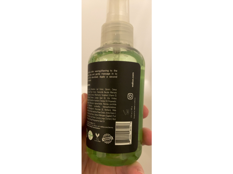 Wakse Cactus H2O Face & Body Soothing Post - Wax Serum, 4 fl oz/113 g