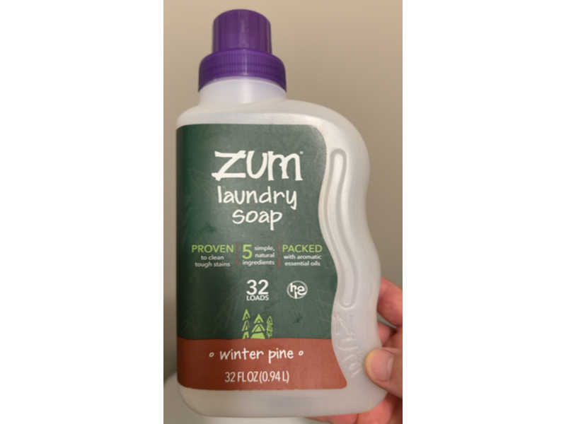 Zum Laundry Soap, Winter Pine, 32 Loads, 32 fl oz/0.94 L