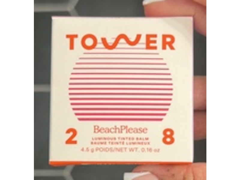 Tower 28 BeachPlease Luminous Tinted Balm Cream Blush, Happy Hours, 0.16 oz/4.5 g
