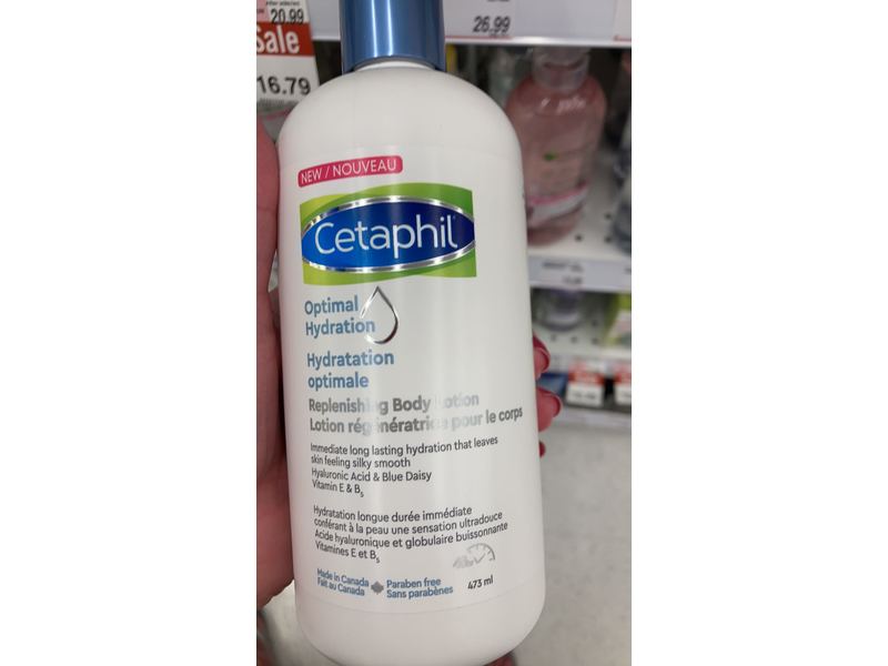 Cetaphil Optimal Hydration Replenishing Body Lotion, 473 ml