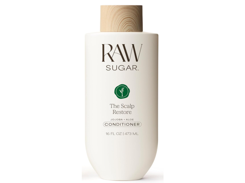 Raw Sugar The Scalp Restore Conditioner, Jojoba + Aloe, 16 fl oz/473 mL, Pack Of 12
