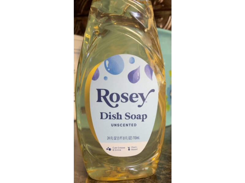 Rosey Dish Soap, 24 fl oz/710 mL