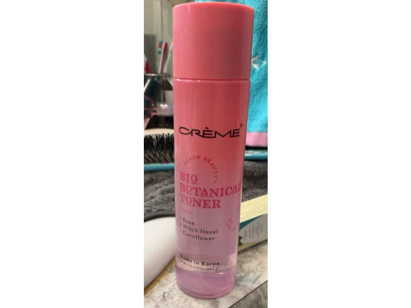 Creme Bio Botanical Toner, Rose, Cornflower, Witch Hazel, 6.76 fl oz/200 mL