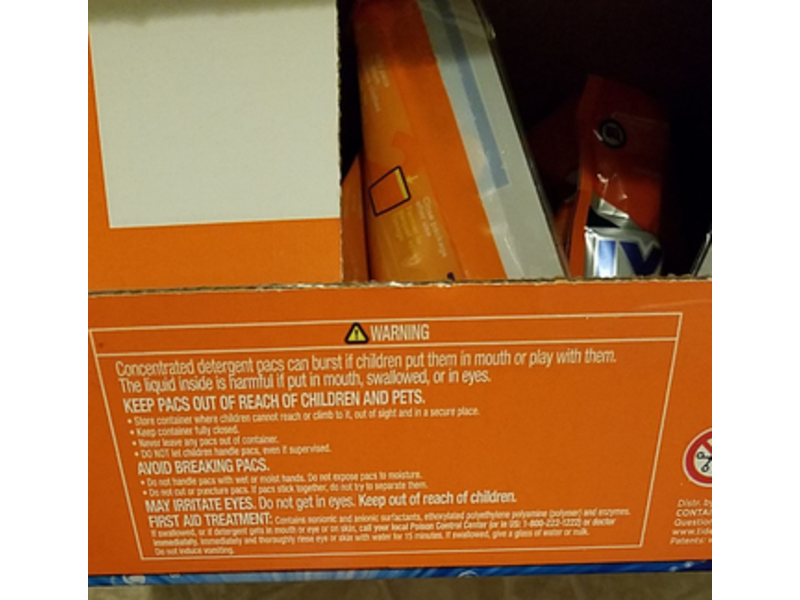 Tide Pods With Ultra Oxi 4 In 1 Detergent Pacs, 27 oz/773 g, 4 Bags, 104 Count