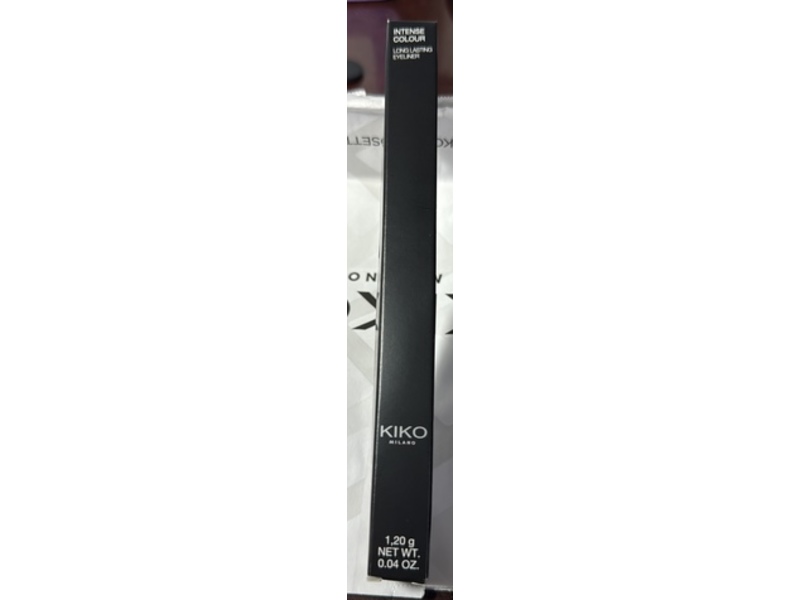 Kiko Milano Intense Colour Long Lasting Eyeliner, 06 Mat Ebony, 0.04 oz/1.20 g