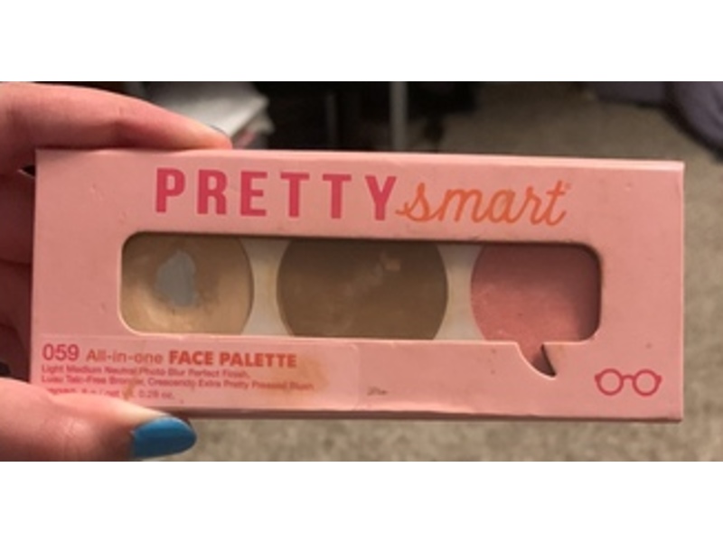 Pretty Smart All In One Face Palette, 059, 0.28 oz