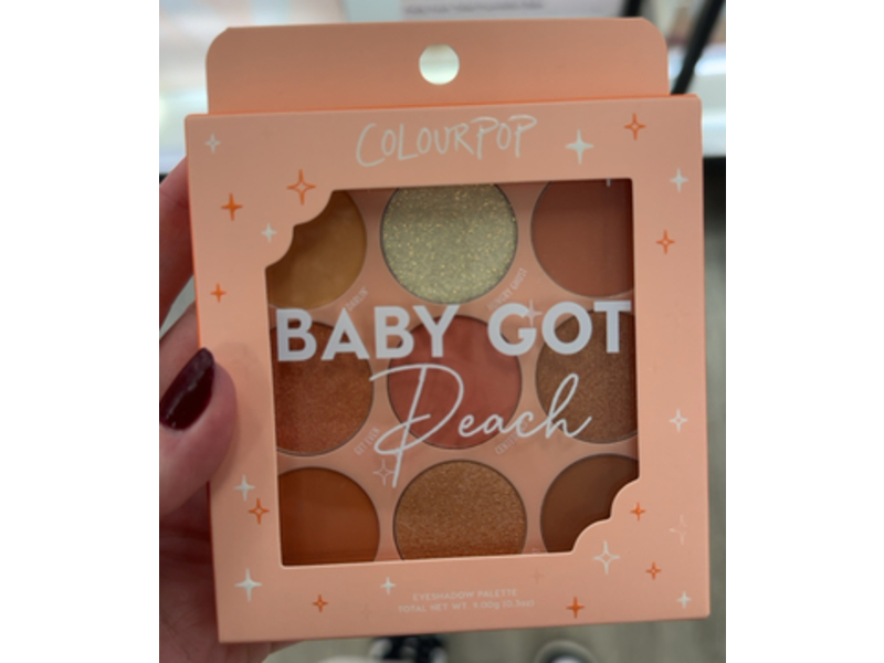 ColourPop Eyeshadow Palette, Baby Got Peach, 0.3 oz/9.0 g