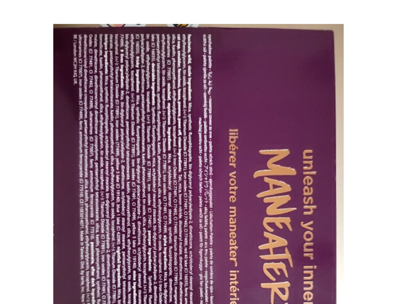 Tarte Eyeshadow Palette, Maneater Nightfall, 0.035 oz/1g