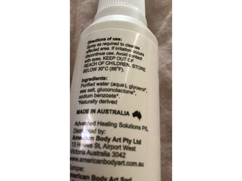 CleanSkin All Natural Premium Aftercare Body Spray, Sea Salt