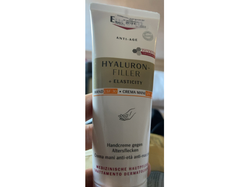 Eucerin Hyaluron-Filler + Elasticity Correcting Hand Cream, SPF 30, 75 mL