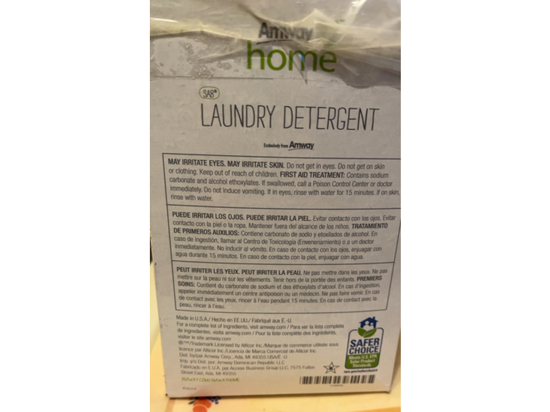 Amway Home Laundry Detergent, 99 Loads, 3 kg