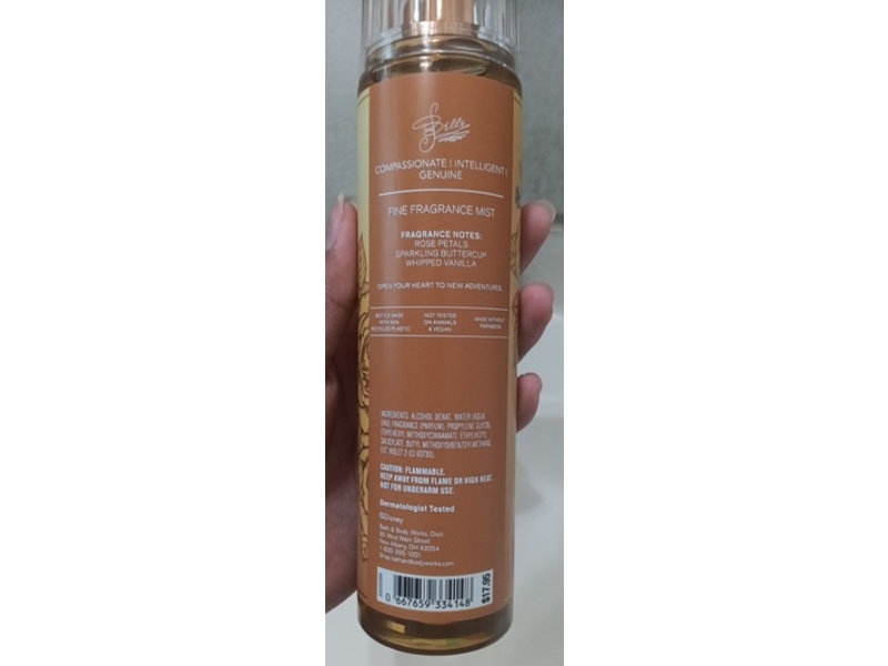 Bath & Body Works Disney Princess Fine Fragrance Mist, Belle, 8 fl oz/236 mL