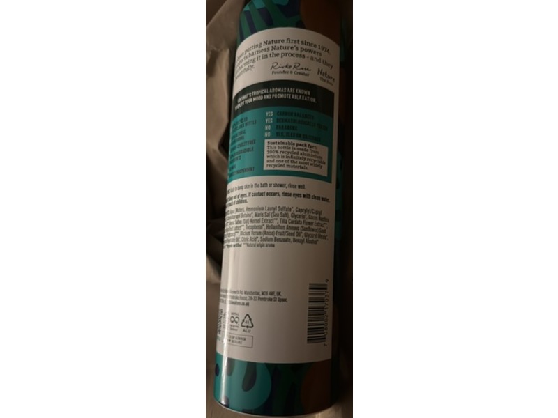 Faith In Nature Uplifting Body Wash, Coconut, 16.9 fl oz/500 mL