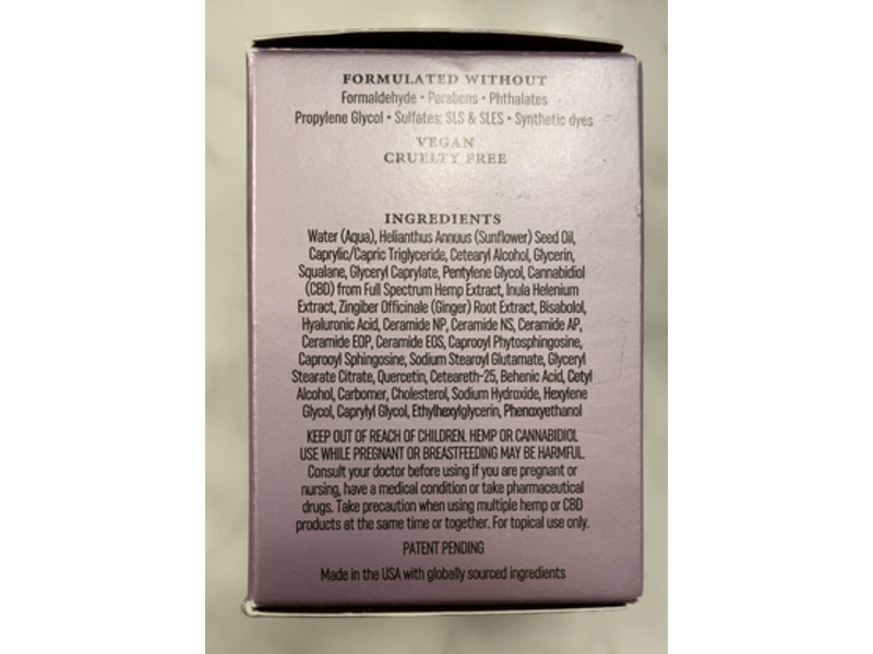 Lord Jones Acid Mantle Repair Cbd Moisturizer, 0.5 fl oz/15 mL