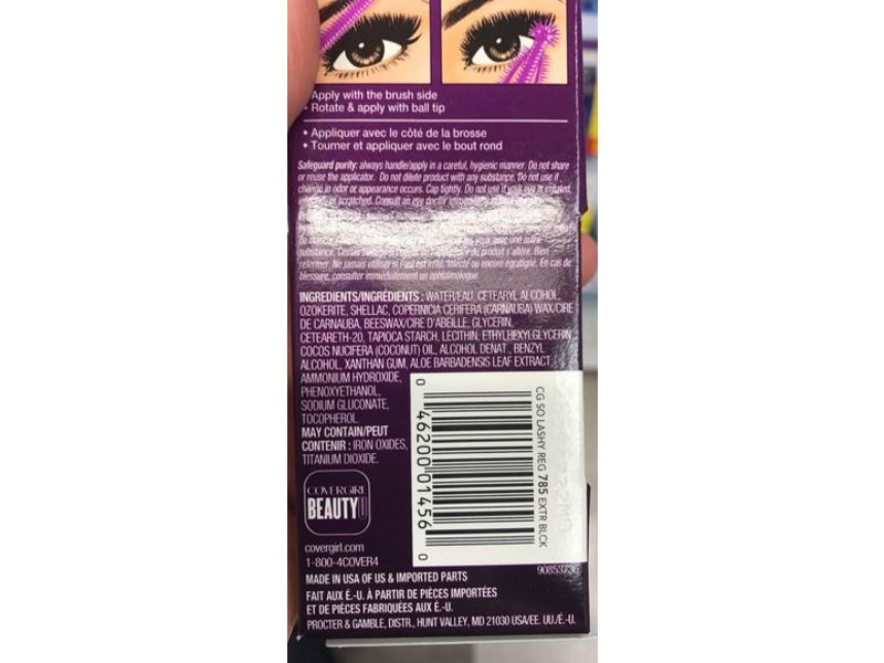 CoverGirl So Lashy! Blastpro Mascara, 785 Extreme Black, 0.44 oz/13.1 mL