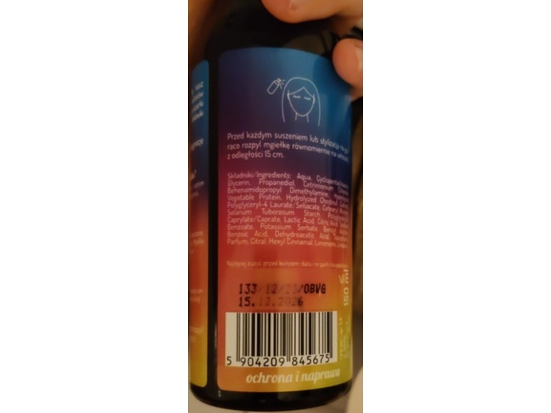 OnlyBio Hair In Balance Thermal Protection Mist, 150 mL