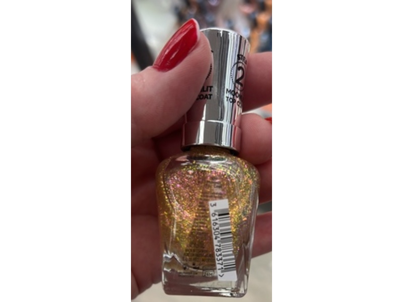 Sally Hansen Miracle Gel Top Coat, Moonlit, 0.5 fl oz/14.7 mL