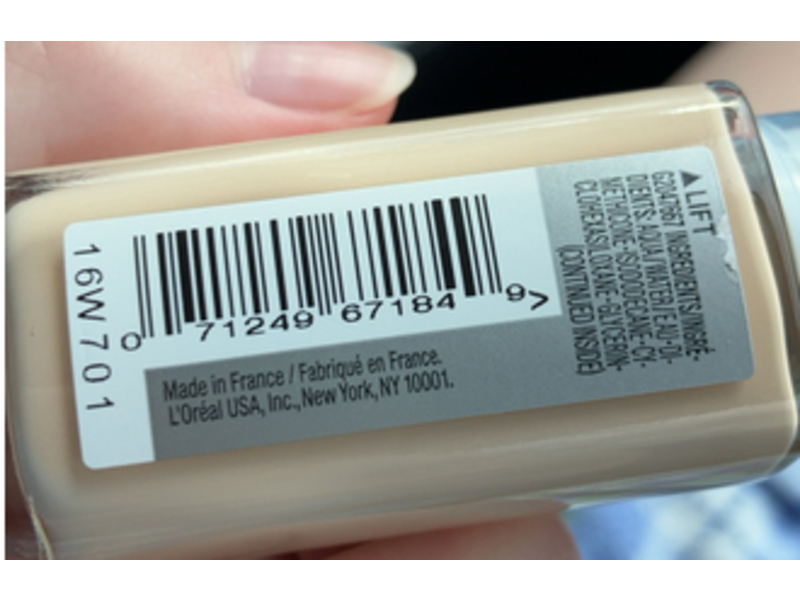 L'Oreal Paris True Match Super-Blendable Foundation, W1, Light, 1 fl oz/30 mL