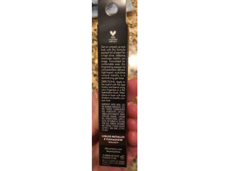 e.l.f Liquid Metallic Eyeshadow, Galaxy, 0.1 fl oz/3 mL