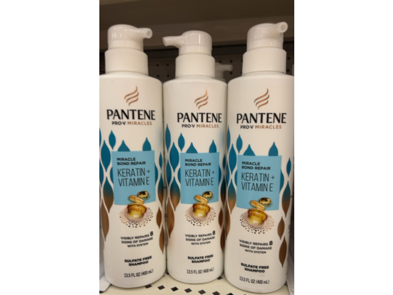 Pro-V Miracles Bond Repair Keratin + Vitamin E Shampoo, 13.5 fl oz/400 mL