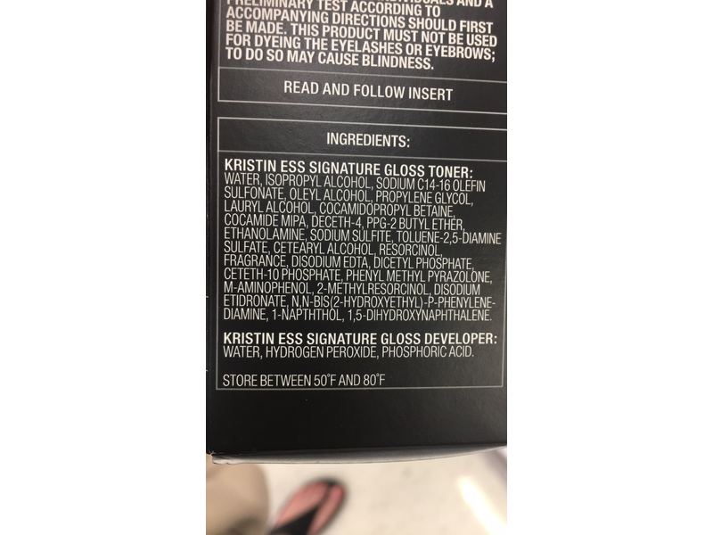 Kristin Ess Hair Signature Gloss Temporary Hair Color Kit, Bitter Sweet, Dark Neutral Brown