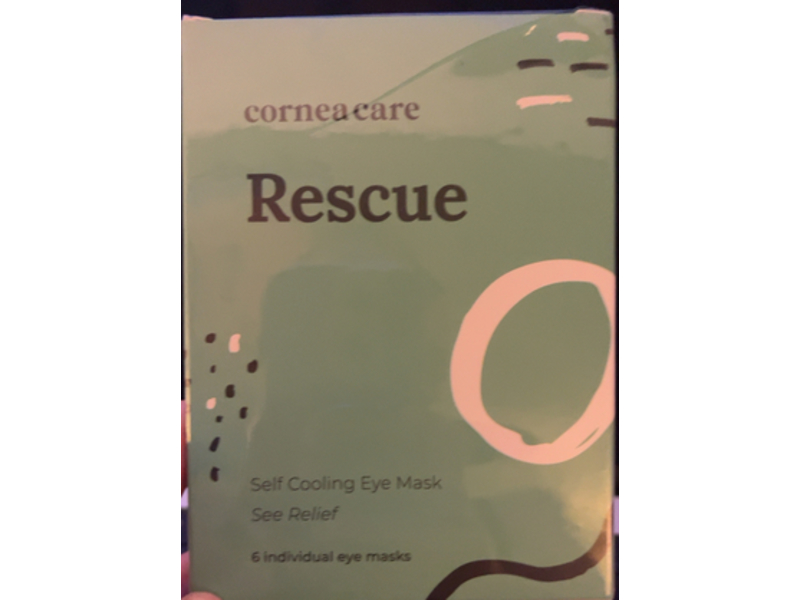 CorneaCare Rescue Self Cooling Eye Mask, 6 Count