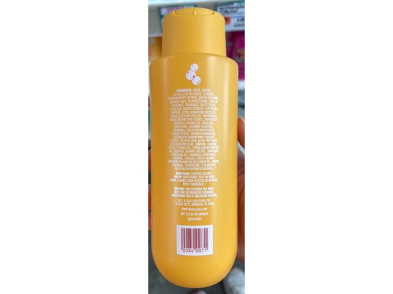 Trader Joe's Body Wash, Refreshing Citrus, 16 fl oz/473 mL