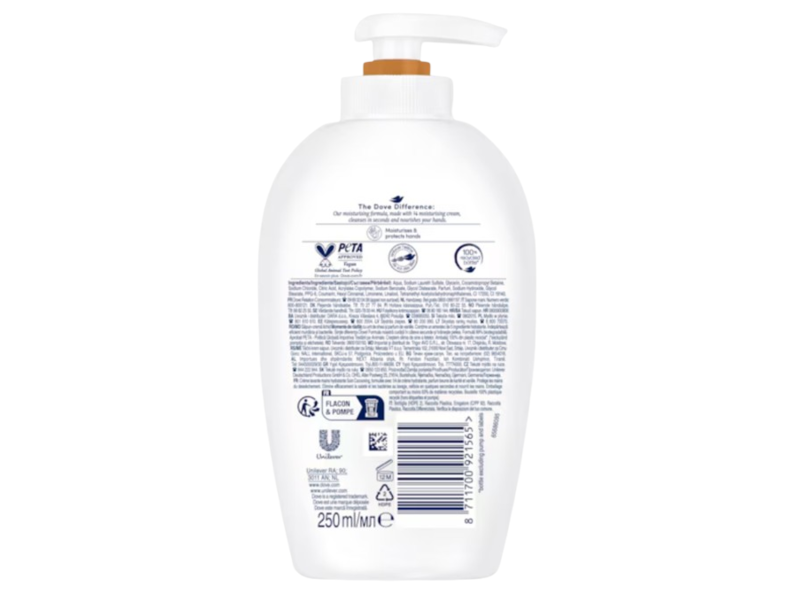 Dove Caring Hand Wash, Shea Butter with Warm Vanilla, 250 ml