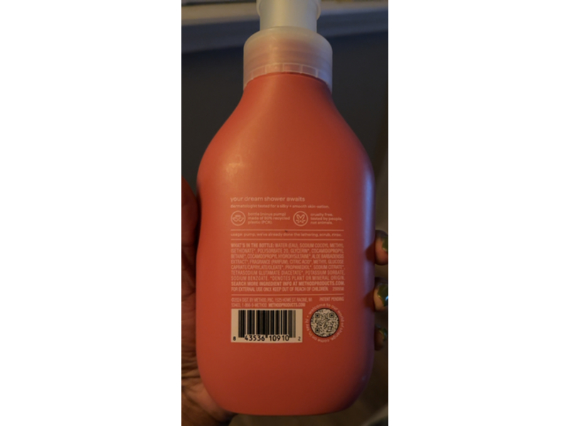 Method Dream Foaming Body Wash, Jasmine + Sandalwood, 13.5 fl oz/399 mL