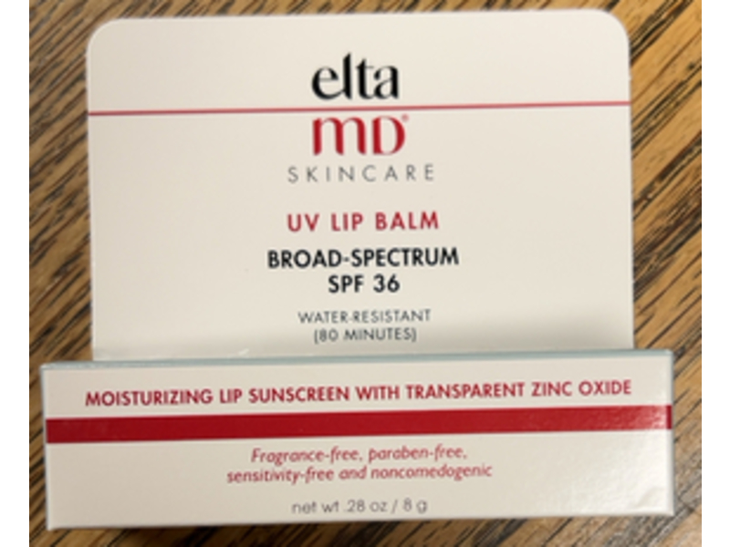 EltaMD Uv Sunscreen Lip Blam, SPF 36, 0.28 oz/8 g