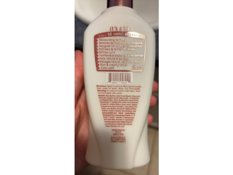 It's A 10 Coily Miracle Hydrating Shampoo, 10 oz/295.7 mL
