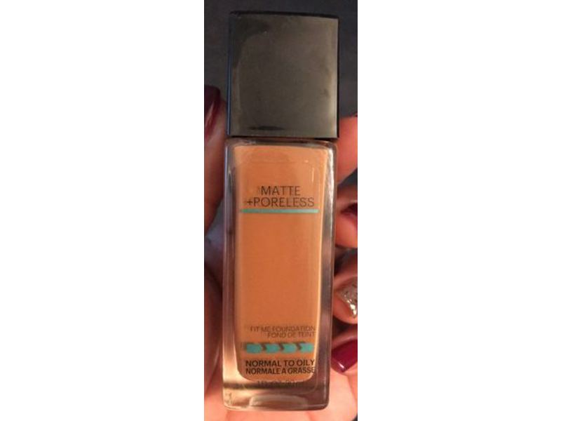 Maybelline New York Fit Me Matte + Poreless Foundation Makeup, Coconut, 1 fl oz/30 mL