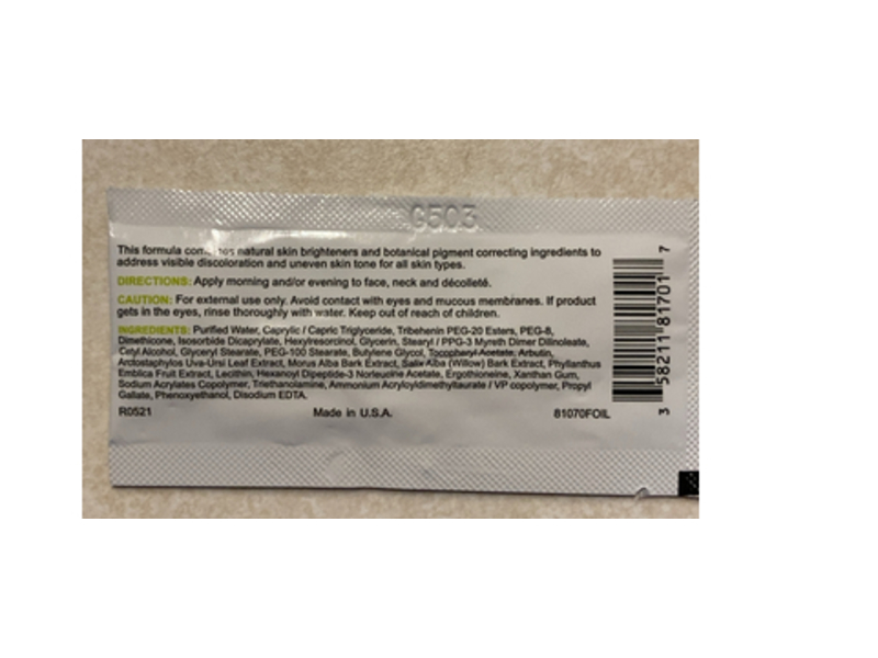 Replenix Discoloration Pigment Correcting Brightening Cream