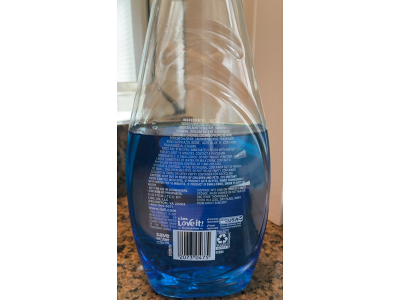 Lidl Ultra Dishwashing Liquid, Original Scent, 24 fl oz/709 mL