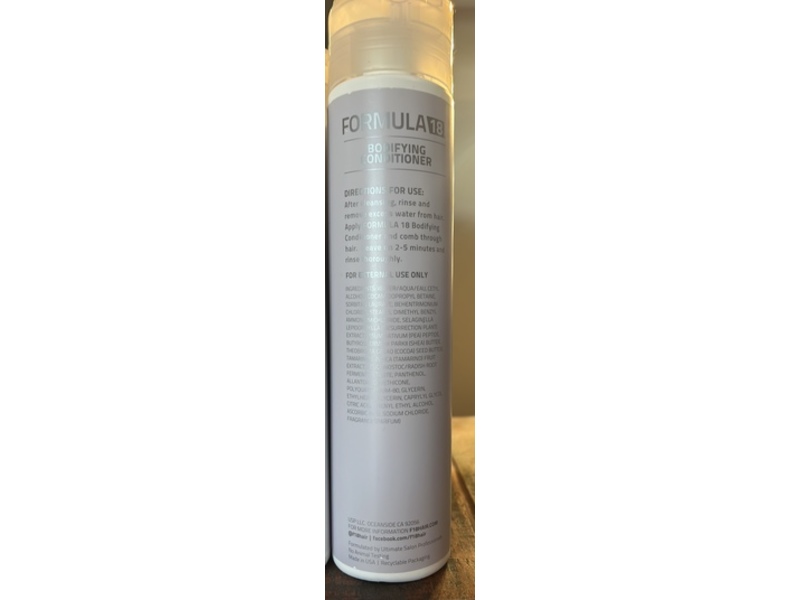 Formula 18 Bodifying Conditioner, 10 fl oz/300 mL
