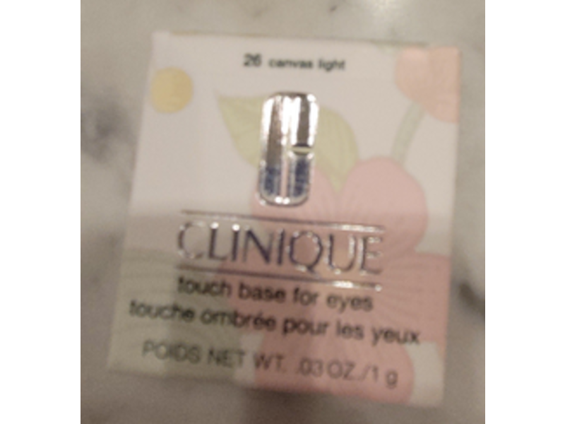 Clinique Touch Base For Eyes, 26 Canvas Light, 0.03 oz/1 g