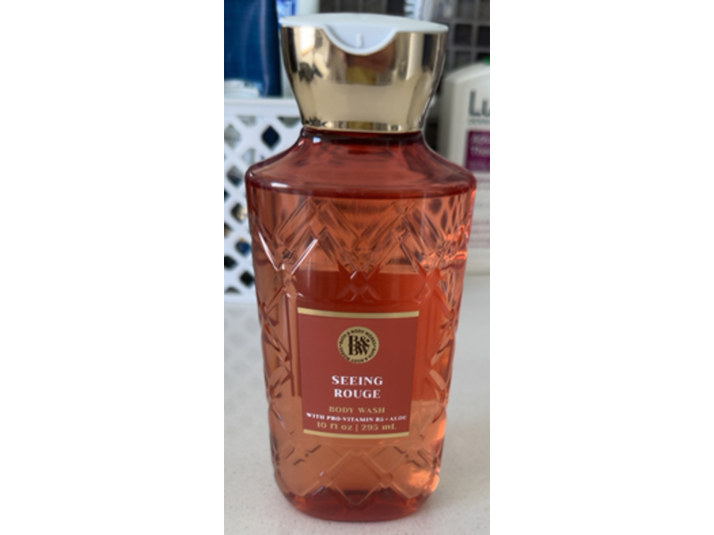 Bath & Body Works Seeing Rouge Body Wash, Pro-Vitamin B5 + Aloe, 10 fl oz/295 mL