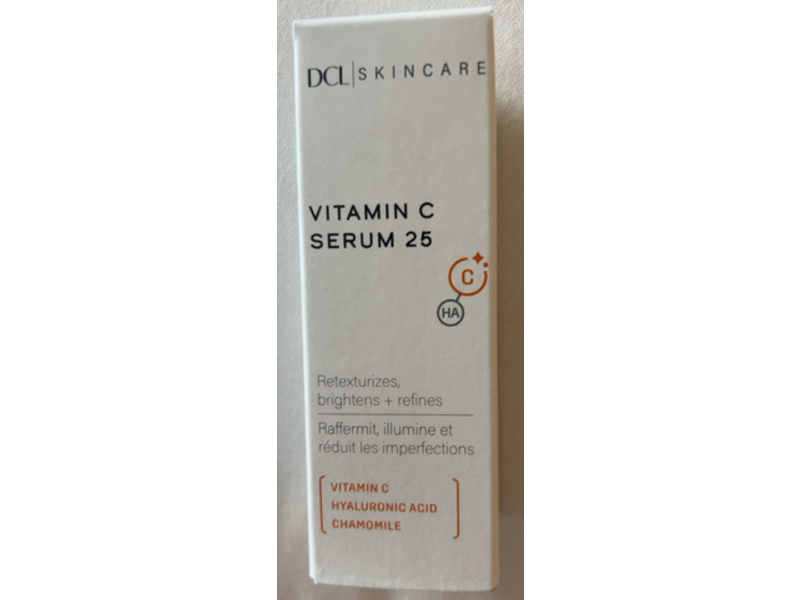 Dcl Skincare Serum 25, Vitamin C + Hyaluronic Acid & Chamomile, 1 fl oz/30 mL