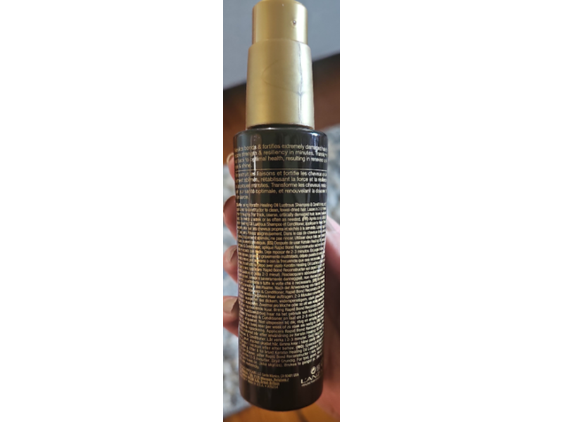 L'anza Rapid Bond Reconstructor Keratin Healing Oil, 3.4 fl oz/100 mL